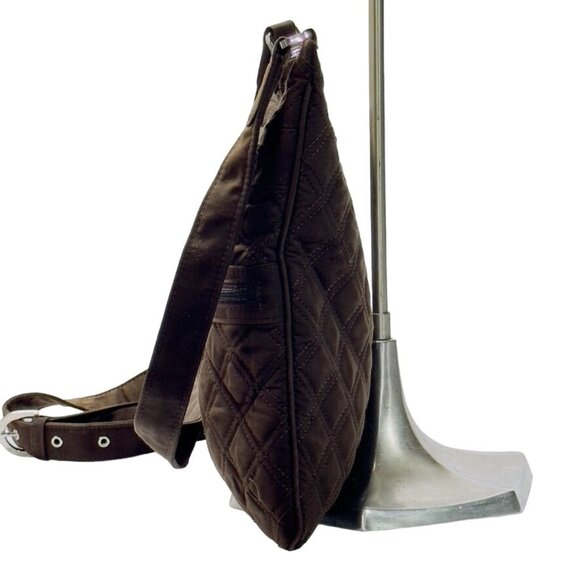 VERA BRADLEY Quilted Crossbody Bag With Adjustable Strap & Multi Pockets Brown - Picture 8 of 14